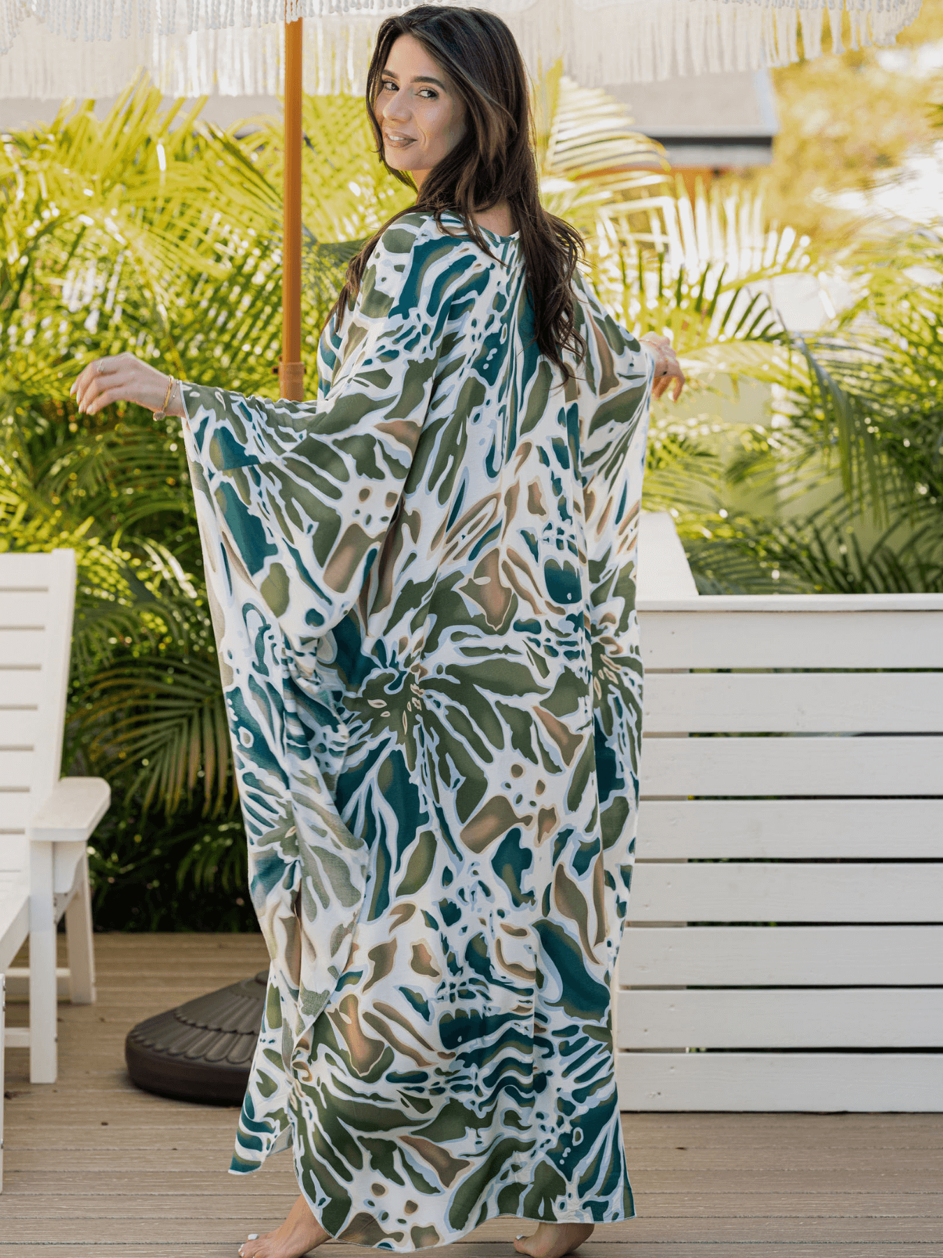 Tropical Resort Maxi Dress