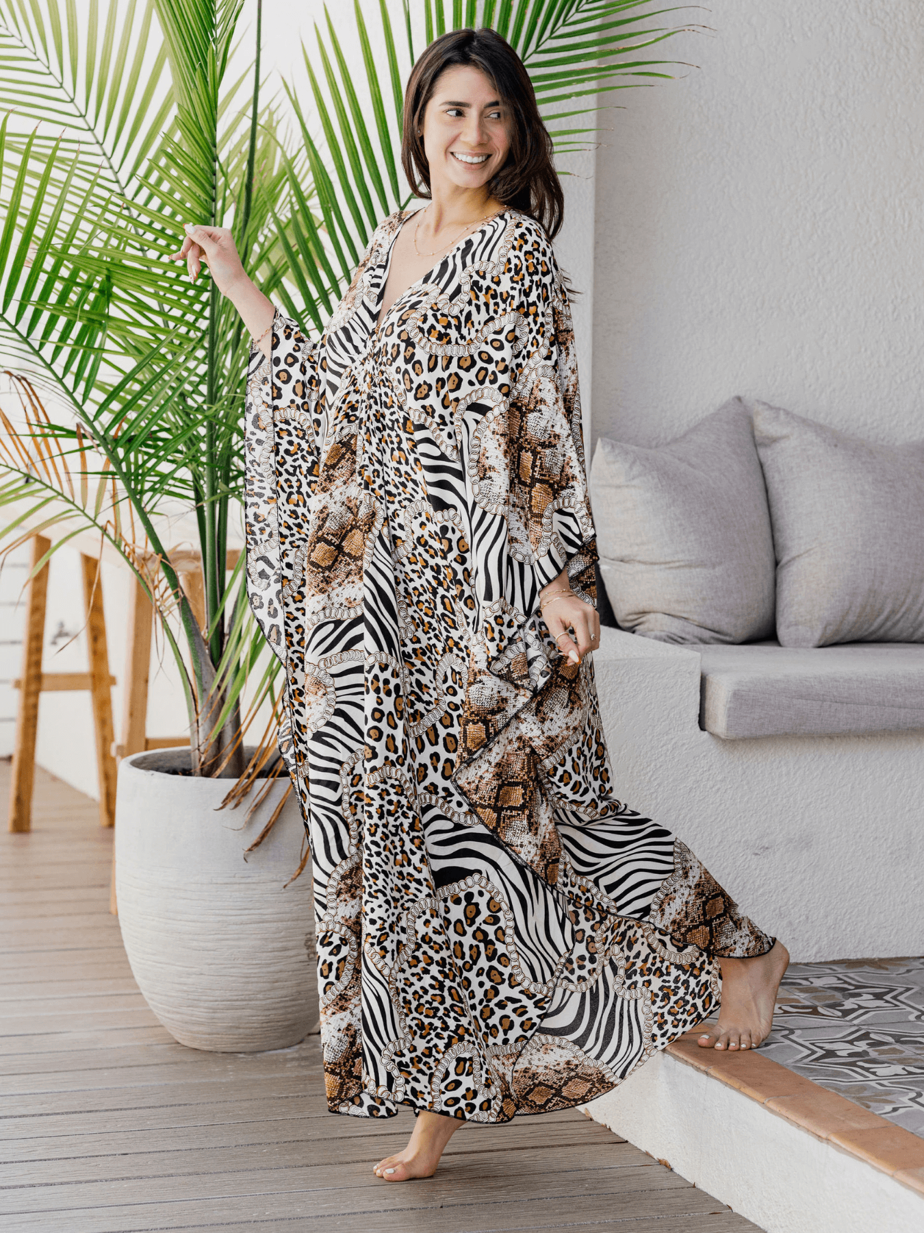 Tropical Resort Maxi Dress