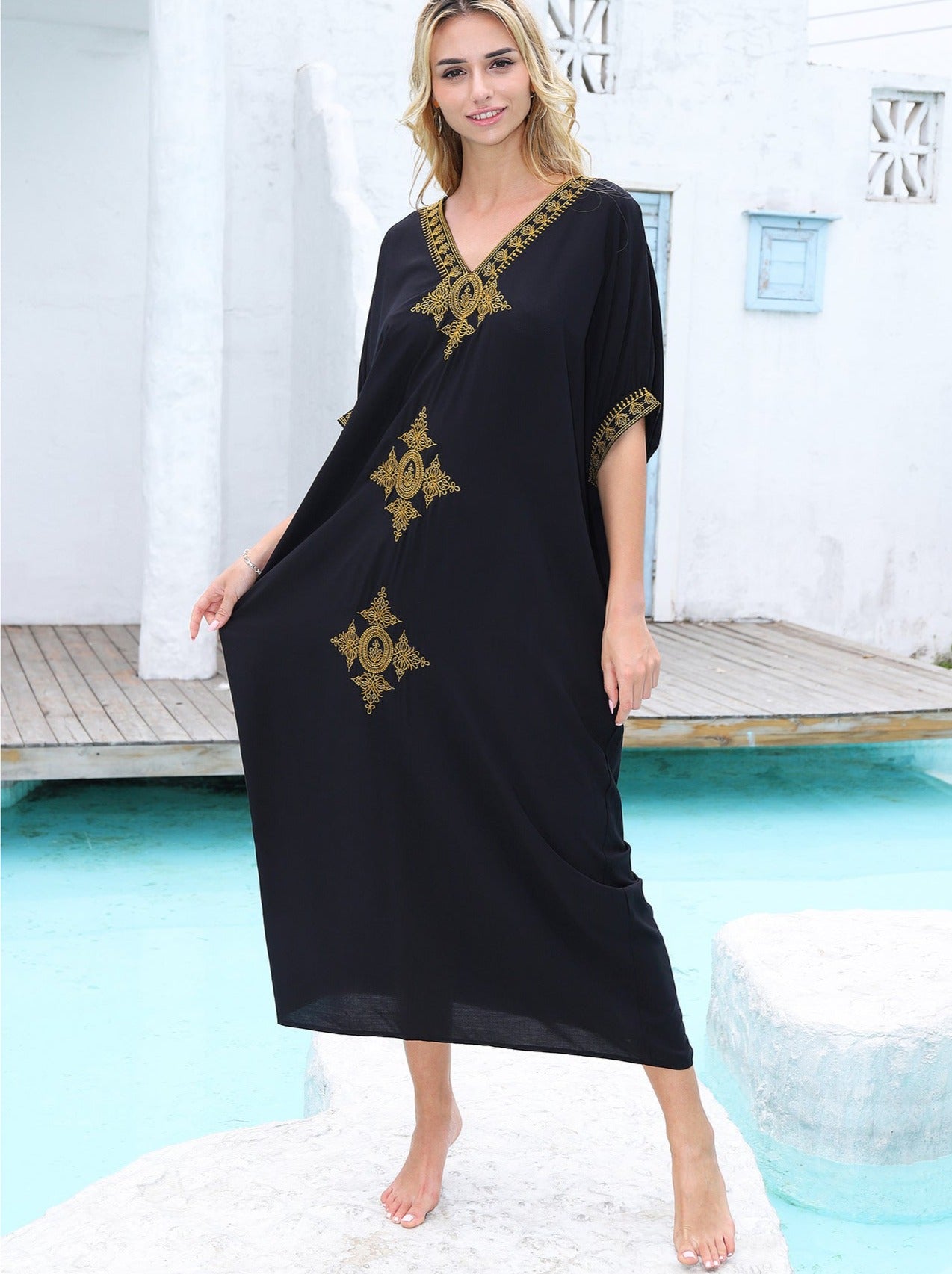 Bamboo Embroidered Summer Dress