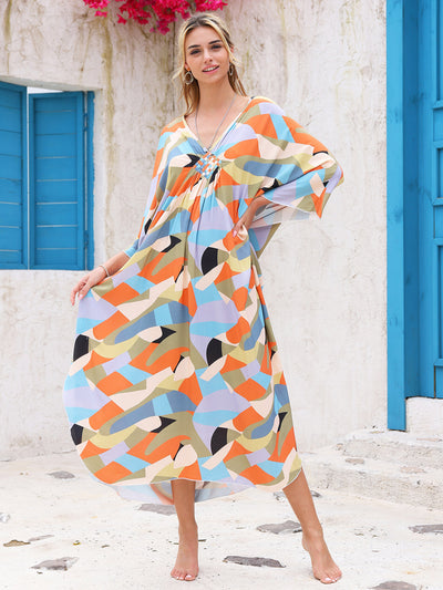 Island Oasis Bamboo Wrap Dress