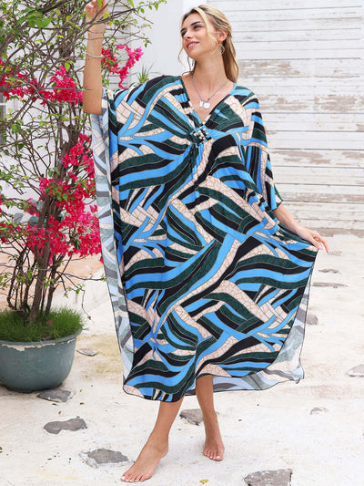 Island Oasis Bamboo Wrap Dress