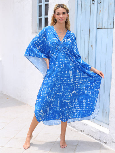 Island Oasis Bamboo Wrap Dress