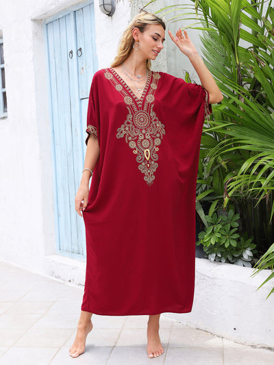 Bamboo Embroidered Summer Dress