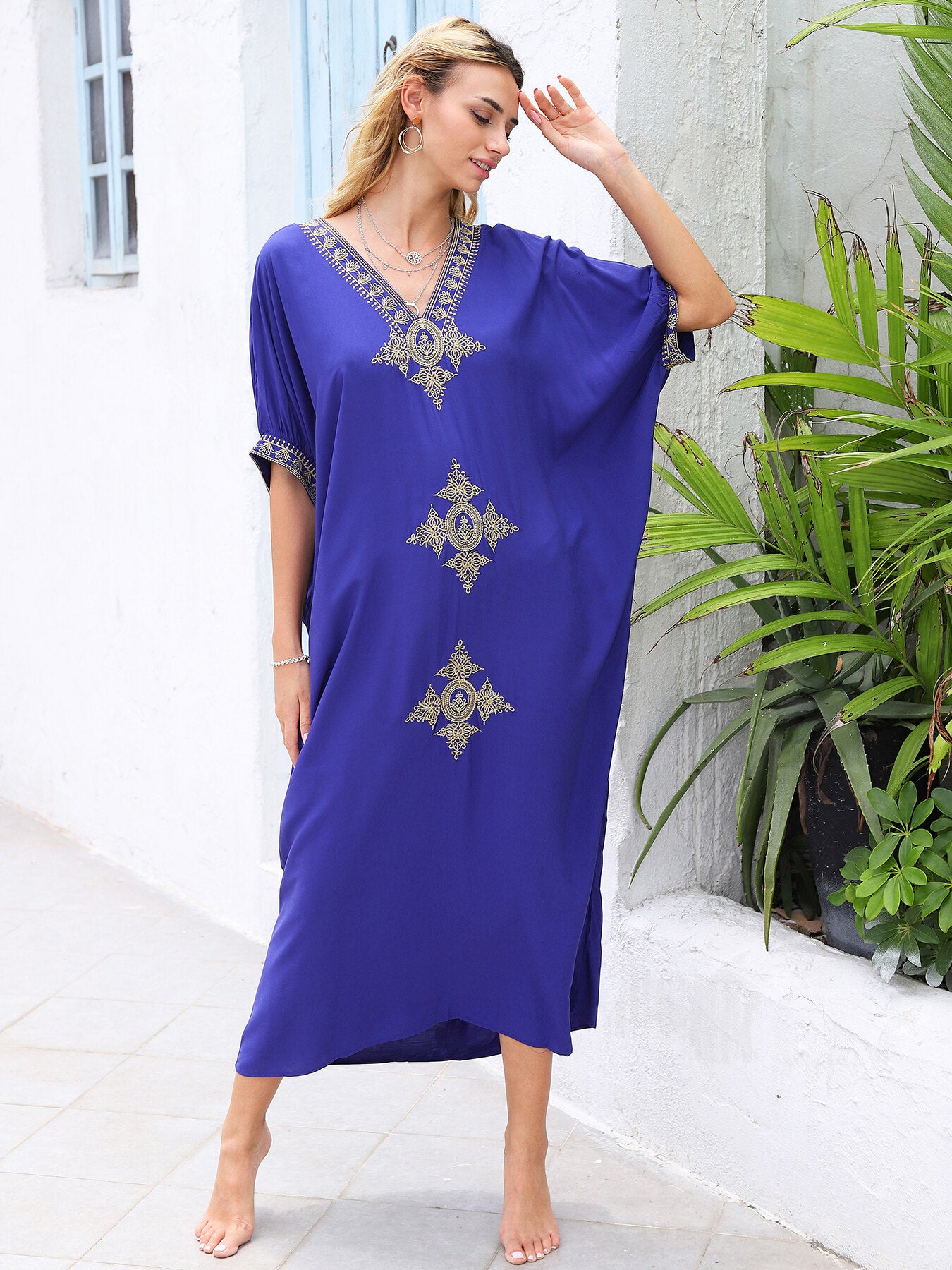 Bamboo Embroidered Summer Dress