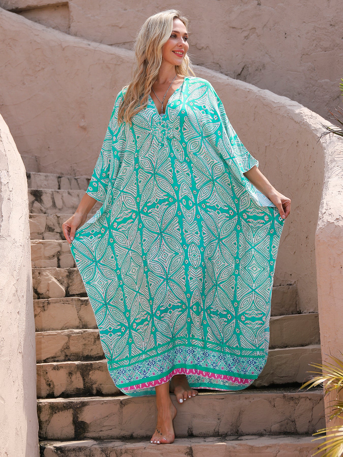 Mystic Waves Bamboo Dress